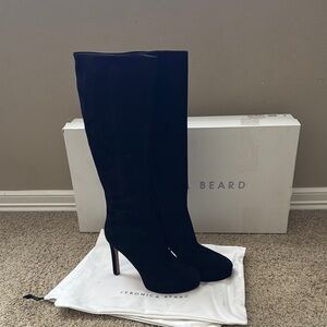 Veronica Beard Black Stiletto Heeled Boots